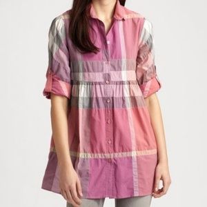 Burberry Brit Pink Plaid Tunic